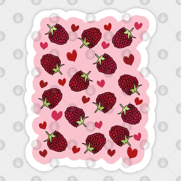 Raspberry lover Sticker by Day81